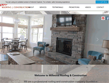 Tablet Screenshot of millwoodconstruction.com